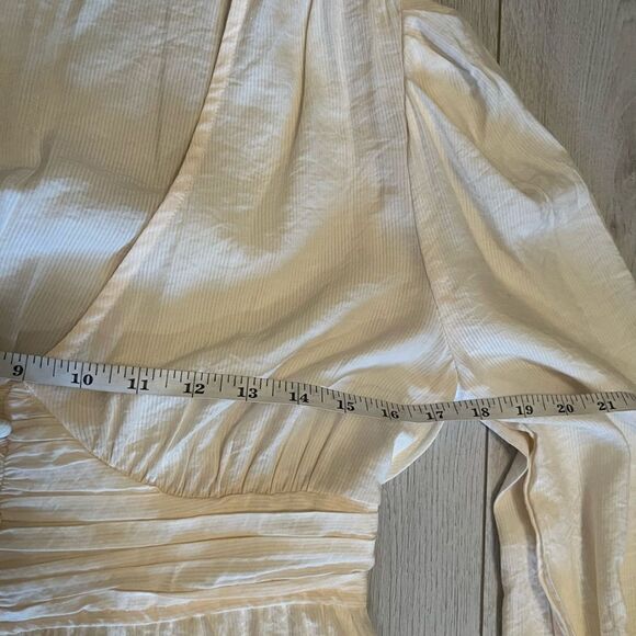 By the River Gabriella dress long billowy sleeves midi length romantic - Picture 14 of 16